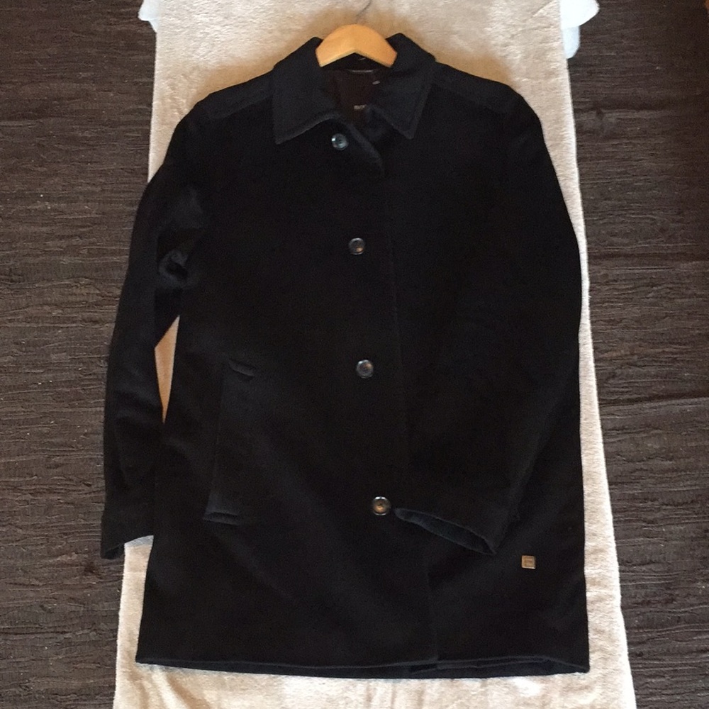Hugo Boss Overcoat 40R Black Label Wool/Cashmere